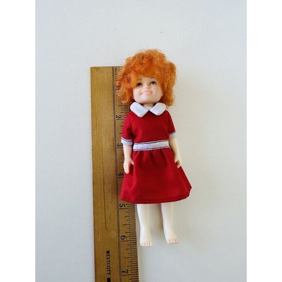 Vintage 1982 Knickerbocker Anne Character‎ Girl Doll in Outfit 5.75" See Photos - Picture 3 of 8